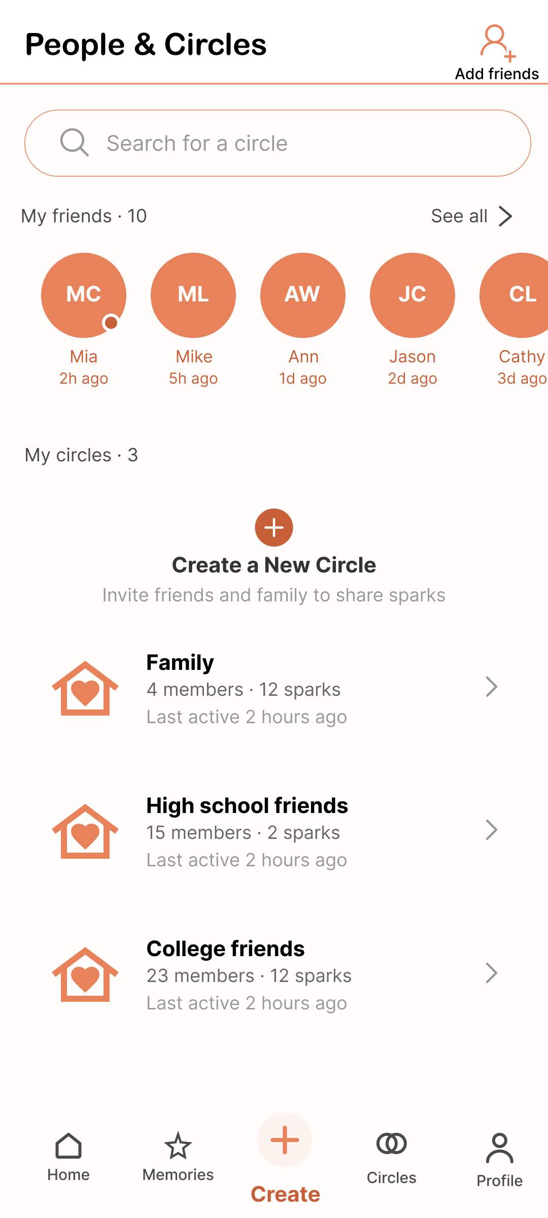 Hi-fi People and Circles consolidated into a single page